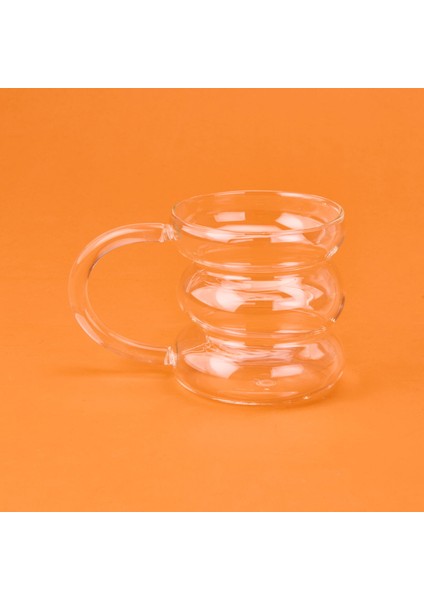 Round Cam Kupa - Şeffaf - 550 ml