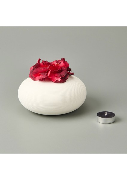 Fiona Vazo - Beyaz - 15X8 cm modelleri