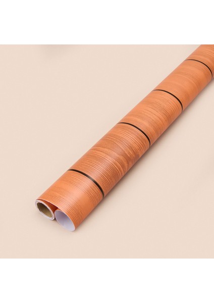 Ahşap Temalı Yapışkanlı Raf Örtüsü - Asorti - 45X200 cm modelleri