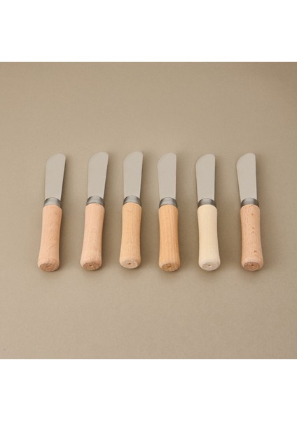 Life Ahşap Saplı 6'lı Terayağ Bıçağı - Kahverengi - 10,2 cm modelleri