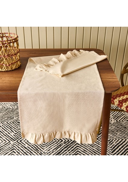 Soft Fancy Runner - Bej - 50X130 cm