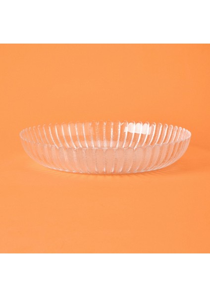 Çizgili Meyvelik - Şeffaf - 30 cm
