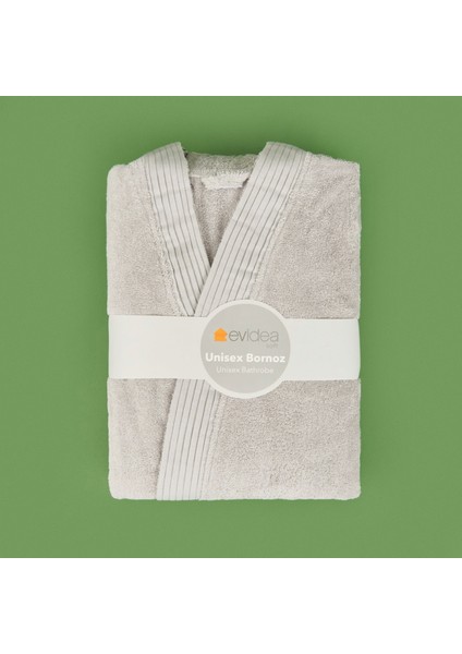 Soft Premium Unisex Bornoz - Gri - L / Xl modelleri