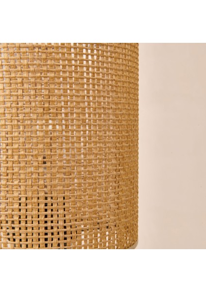 Lighting Simena Ahşap Abajur - Kahverengi / Ceviz - 36X15X15 cm modelleri