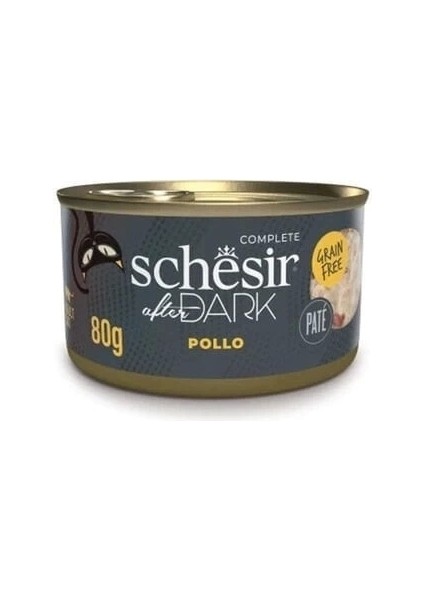 Schesir After Dark Pate Tavuklu Yetişkin Kedi Konservesi 80 gr