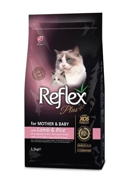 Reflex Plus Mother&baby Kuzu ve Pirinçli Yavru Kedi Maması 1.5 kg