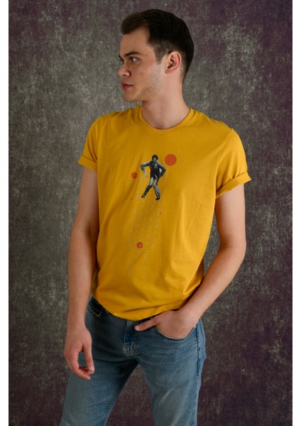 Funnyman Erkek Baskılı T-Shirt indirimleri