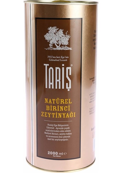 Natürel Birinci Zeytinyağı 2 Lt x 6 Adet