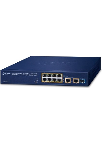 Yönetilemeyen Gigabit Poe Switch (Unmanaged Gigabit Poe Switch)&lt;br&gt; 8 x 10/100/1000BASE-T 802.3AT/AF Poe+ Injector Port&lt;br&gt; 2 x 100/1000/2500BASE-T 802.3AT/AF Poe+ Injector Port&lt;br&gt;