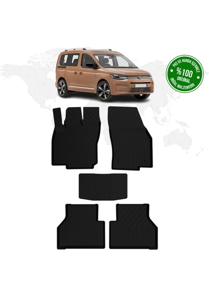 Volkswagen Caddy 4d Havuzlu Paspas 2020 Model ve Sonrası