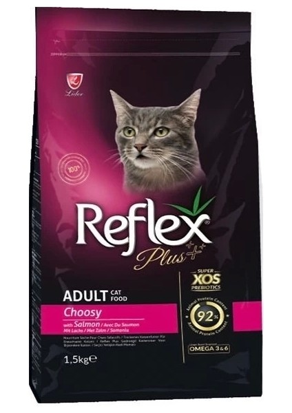 Reflex Plus Adult Choosy Somonlu Yetişkin Kedi Maması 1.5 kg