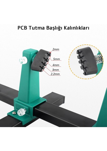 Powermaster PM-26594 Ayarlanabilir Pcb Levha Board Tutucu Lehim Havya Tamir Standı Tutacağı