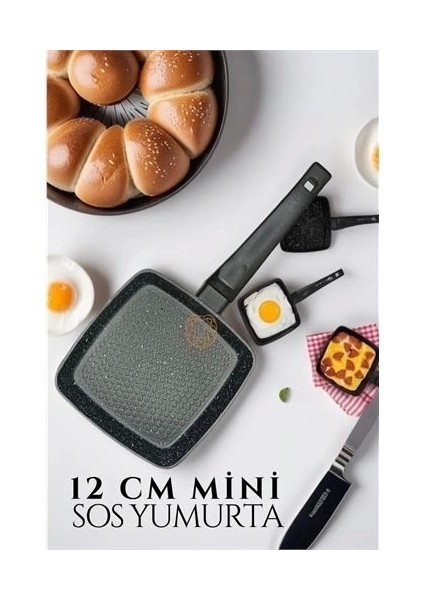 Mini Döküm Yumurta Sos Tavası