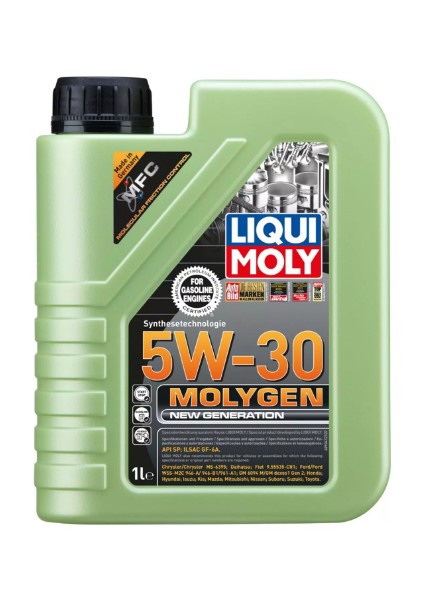 Molygen New Generation 5W -30 (1 Litre) Yeni Üretim Tarihli