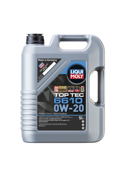 Top Tec 6610 0W -20 (5 Litre) Yeni Üretim Tarihli