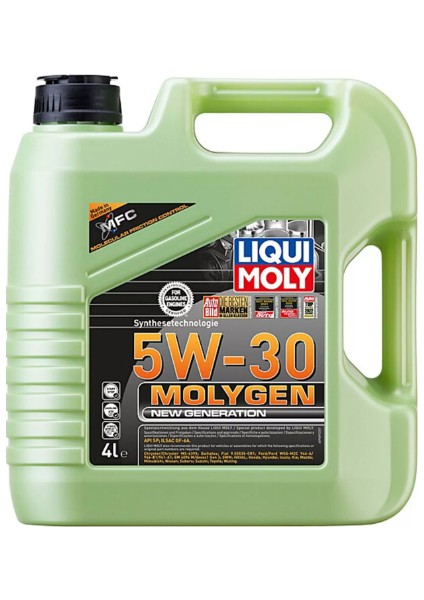 Molygen New Generation 5W -30 (4 Litre) Yeni Üretim Tarihli