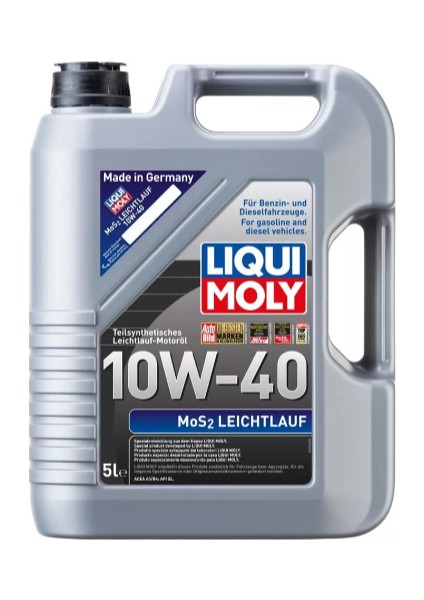 Mos2 Leichtlauf 10W 40 (5 Litre) Yeni Üretim Tarihli