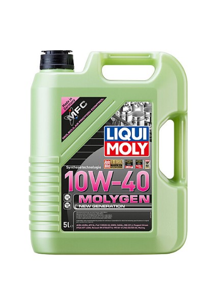Molygen New Generation 10W -40 (5 Litre) Yeni Üretim Tarihli
