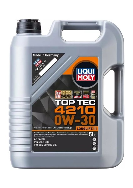 Top Tec 4210 0W -30 (5 Litre) Yeni Üretim Tarihli