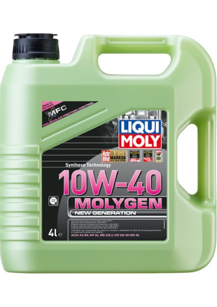 Molygen New Generation 10W -40 (4 Litre) Yeni Üretim Tarihli