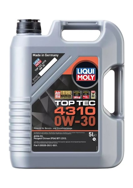 Top Tec 4310 0W -30 Motor Yağı (5 Litre) Yeni Üretim Tarihli