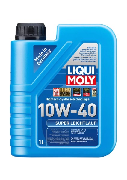 Super Leichtlauf 10W -40 Sentetik Motor Yağı (1 Litre) Yeni Üretim Tarihli