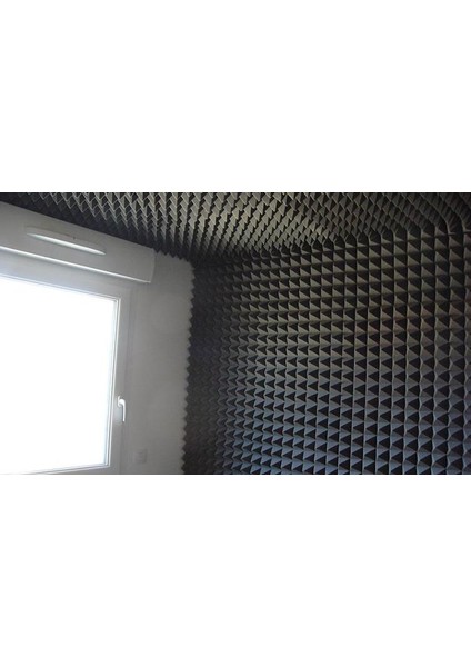 70MM Yanmaz Akustik Piramit Sünger 50DNS 100CM x 100CM fiyatları