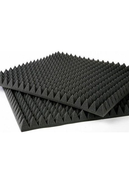 40MM Yanmaz Akustik Piramit Sünger 50DNS 100CM x 100CM