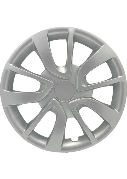 Fiat Punto Doblo Fiorino 15" Inç Uyumlu 4 Adet 1 Takım Gri Kırılmaz Jant Kapağı