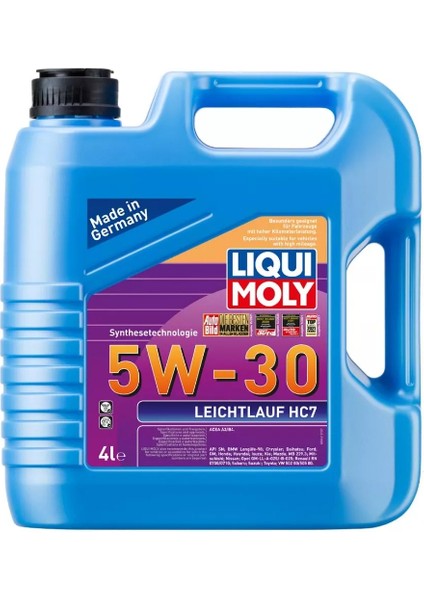 Leichtlauf Hc7 5W -30 Motor Yağı (4 Litre) Yeni Üretim Tarihli