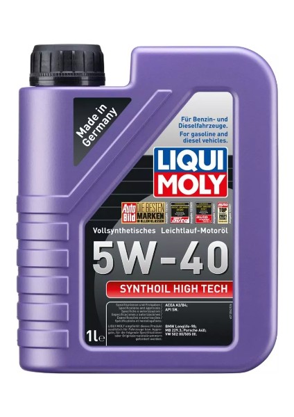Synthoil High Tech 5W -40 Motor Yağı (1 Litre) Yeni Üretim Tarihli