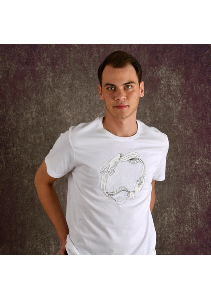 Connect Erkek Baskılı T-Shirt modelleri