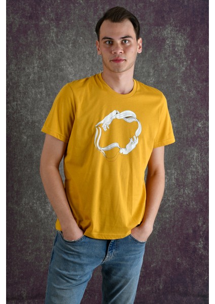 Connect Erkek Baskılı T-Shirt fırsatları