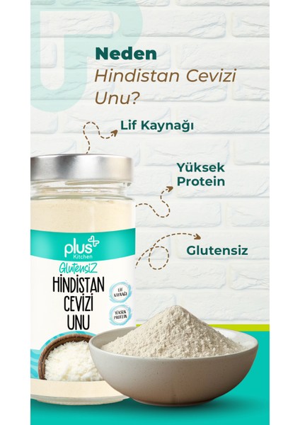 Glutensiz Hindistan Cevizi Unu 300 gr fiyatları