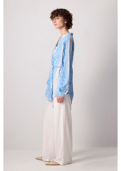 Desenli Oversize Kimono