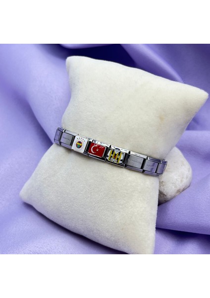 Çelik Charm Bileklik