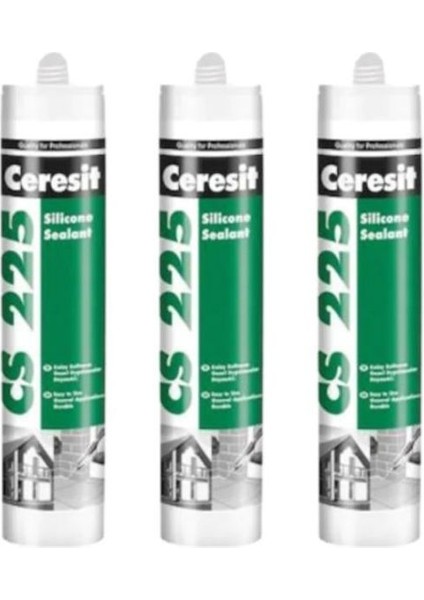 Cs 225 Silikon Şeffaf 280G 3 Adet