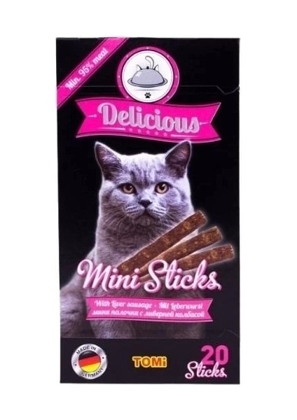 Tomi Sosisli Mini Stick Kedi Ödül Maması 40 gr