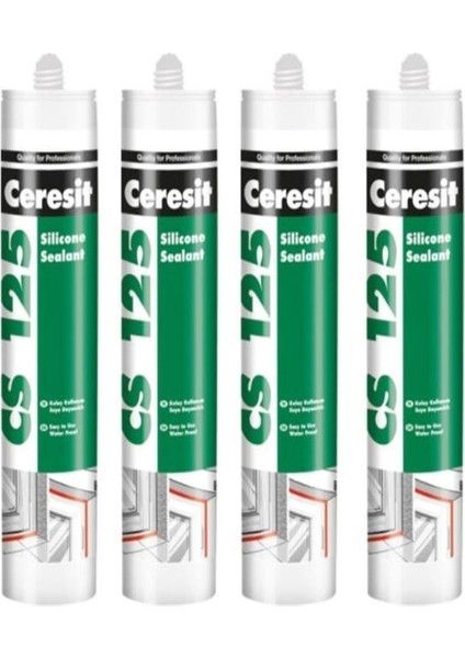 Cs 225 Silikon Beyaz 280G 4 Adet