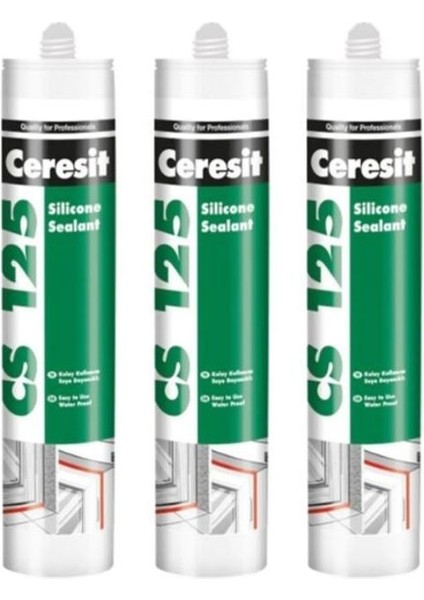 Cs 225 Silikon Beyaz 280G 3 Adet