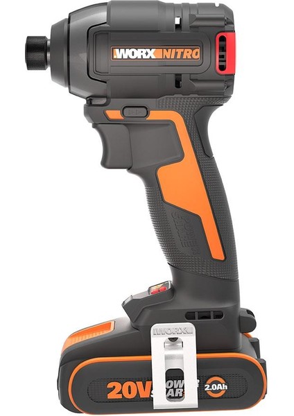 WX265 20VOLT 2.0AH Li-Ion Çift Akülü 200NM Kömürsüz Profesyonel Şarjlı Darbeli Tornavida fiyatları