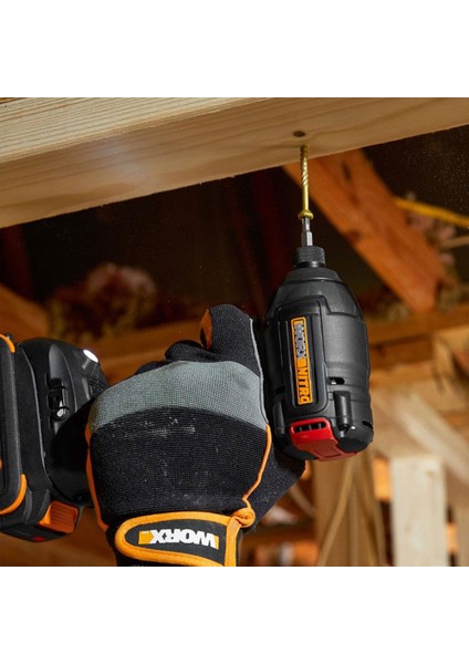 WX265 20VOLT 2.0AH Li-Ion Çift Akülü 200NM Kömürsüz Profesyonel Şarjlı Darbeli Tornavida fırsatları