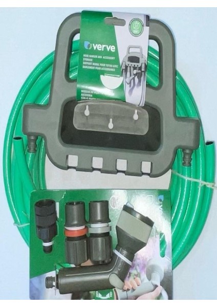 BAHÇE HORTUMU & Verve GÜL BAŞLIK SETİ ve Verve HORTUM ASKISI