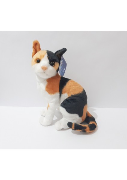 Peluş Kedi 30 cm Peluş Sesli Miyavlayan Oyuncak Kedi