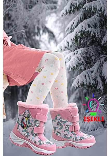 Hafif Rahat Suya Dayanıklı Kız Çocuk Kar Botu modelleri