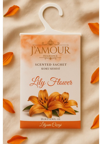 Lily Flower Askılı Dolap ve Çekmece Kokusu