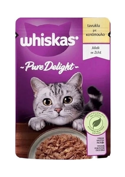 Whiskas Pouch Tavuklu Yetişkin Konserve Kedi Maması 85 gr