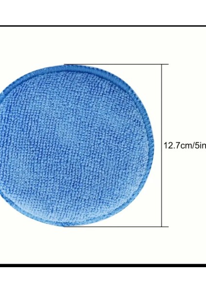 Mavi Mikrofiber Araç Cilalama Pedi