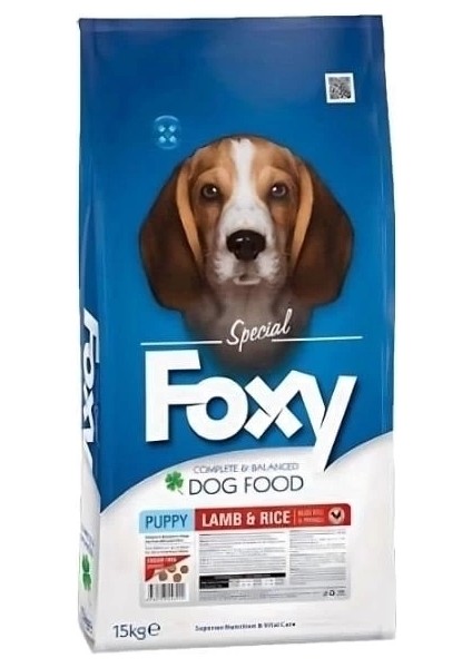 Foxy Puppy Kuzulu Yavru Köpek Maması 15 kg