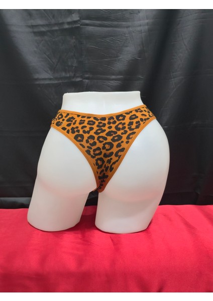 3'lü Brazılıan Leopar Desenli Külot Set